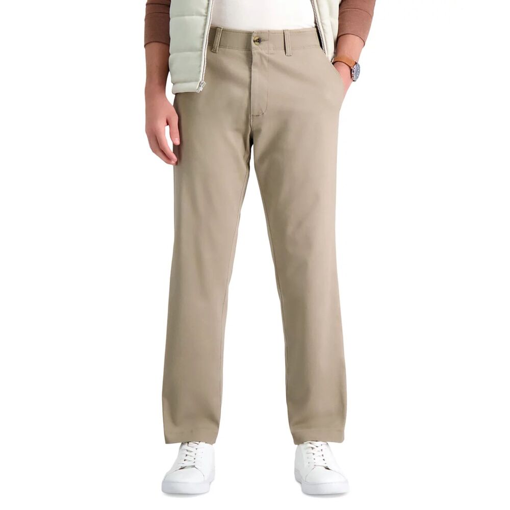 Haggar Men's Life Khaki Slim Fit Comfort Pant Men's Size 38 X 30